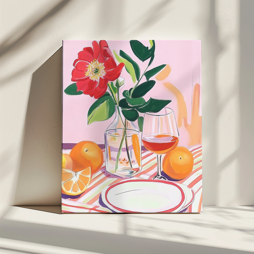 The Rose and the Oranges | Canvas
