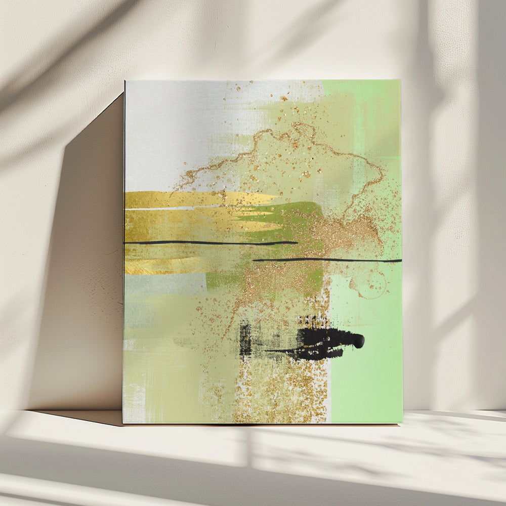 Liquid Greens 2 | Canvas