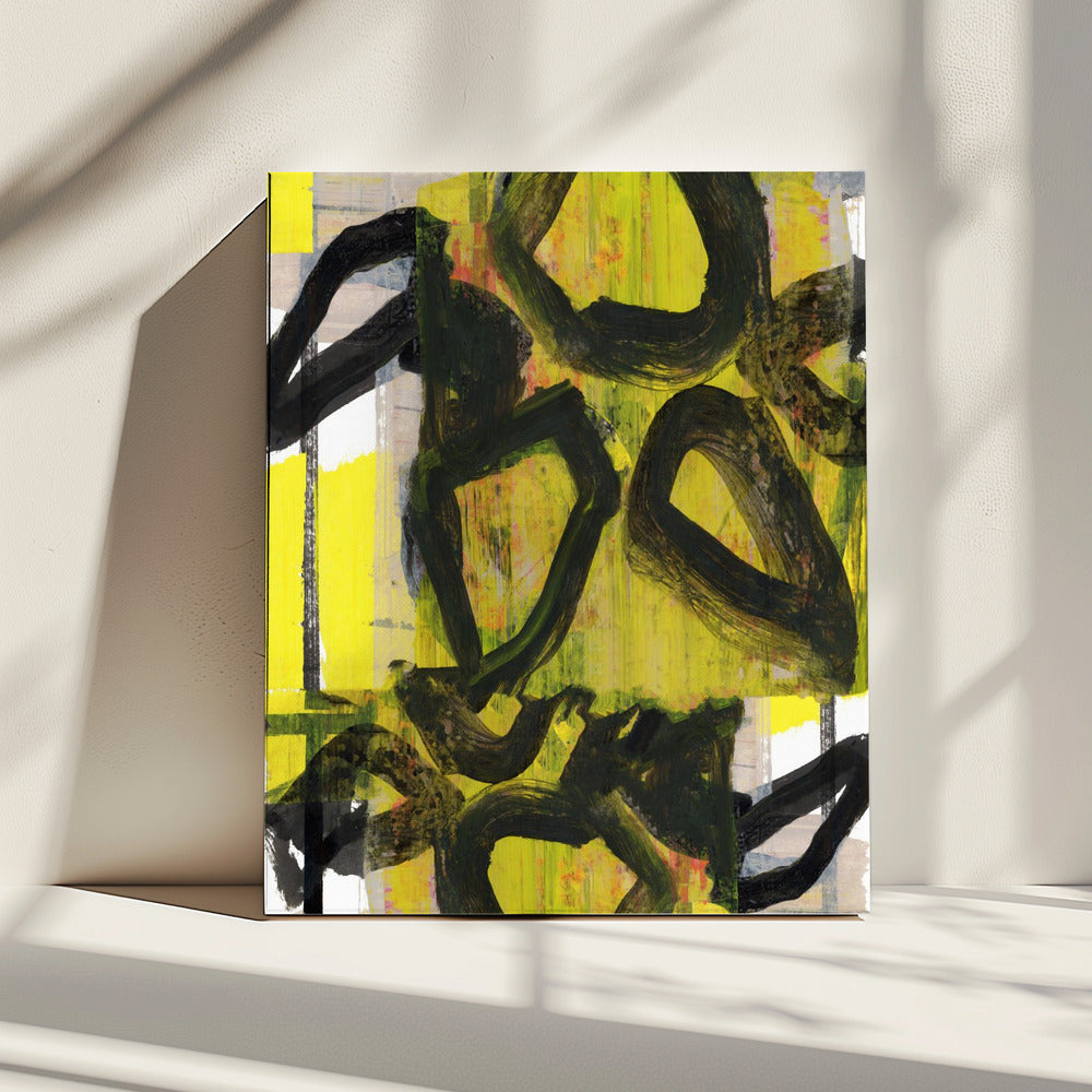 Yellow Abstract No2 | Canvas
