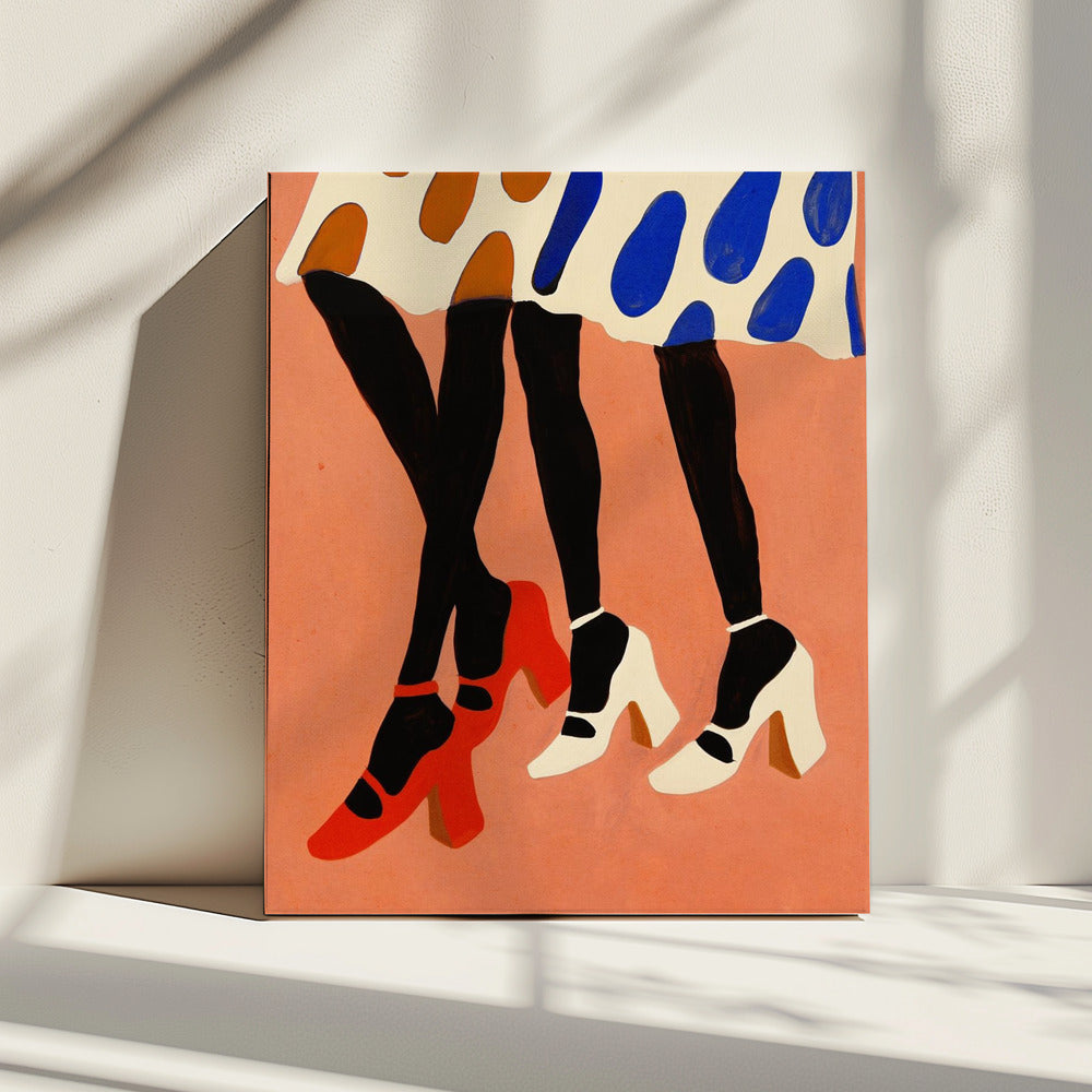 Polka Dot Steps | Canvas