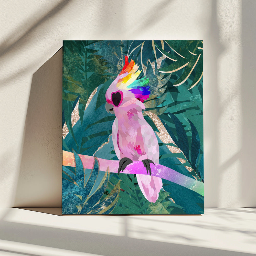 Jungle Rainbow Cockatoo | Canvas