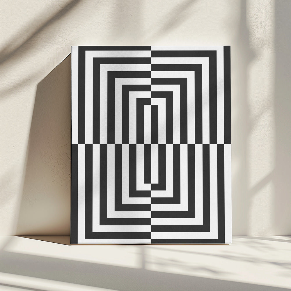 Black and white lines | Canvas