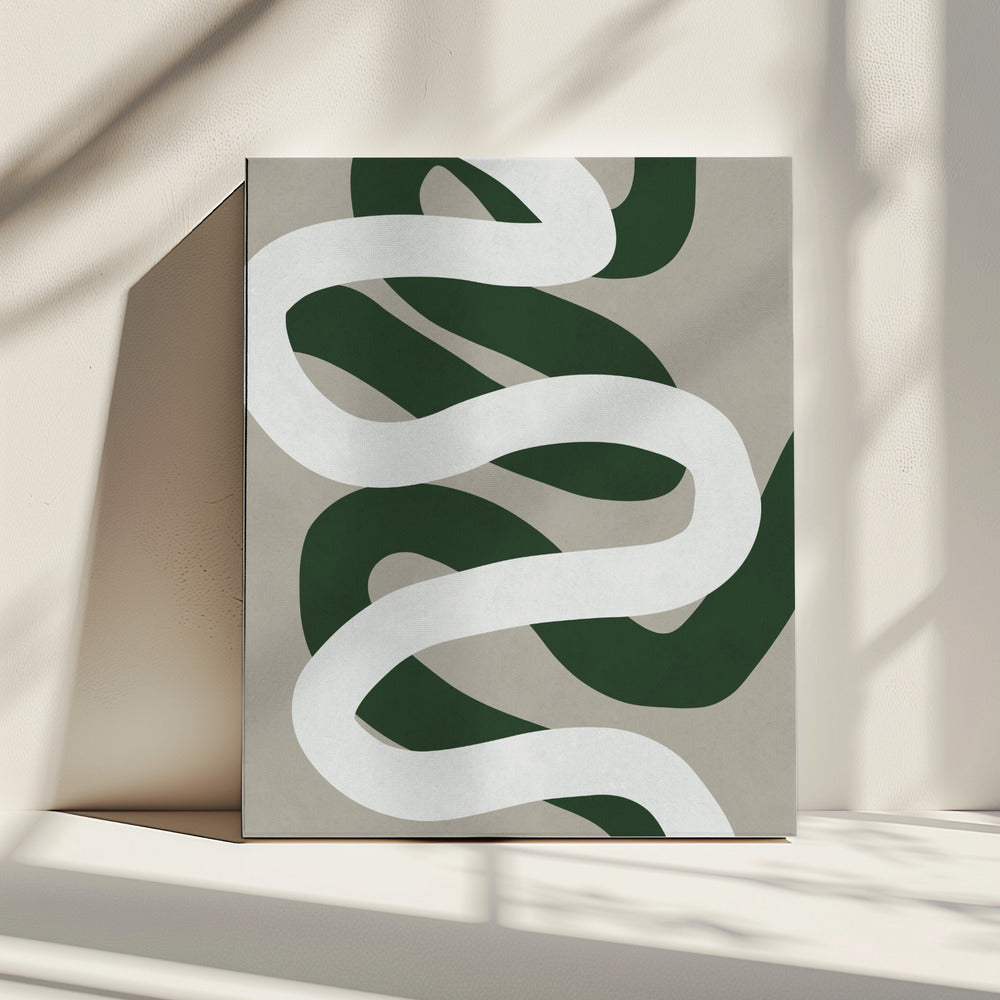 Expressionist curves 3 | Canvas