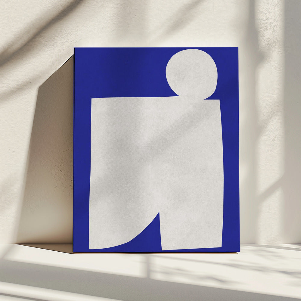 Blue and white art 2 | Canvas