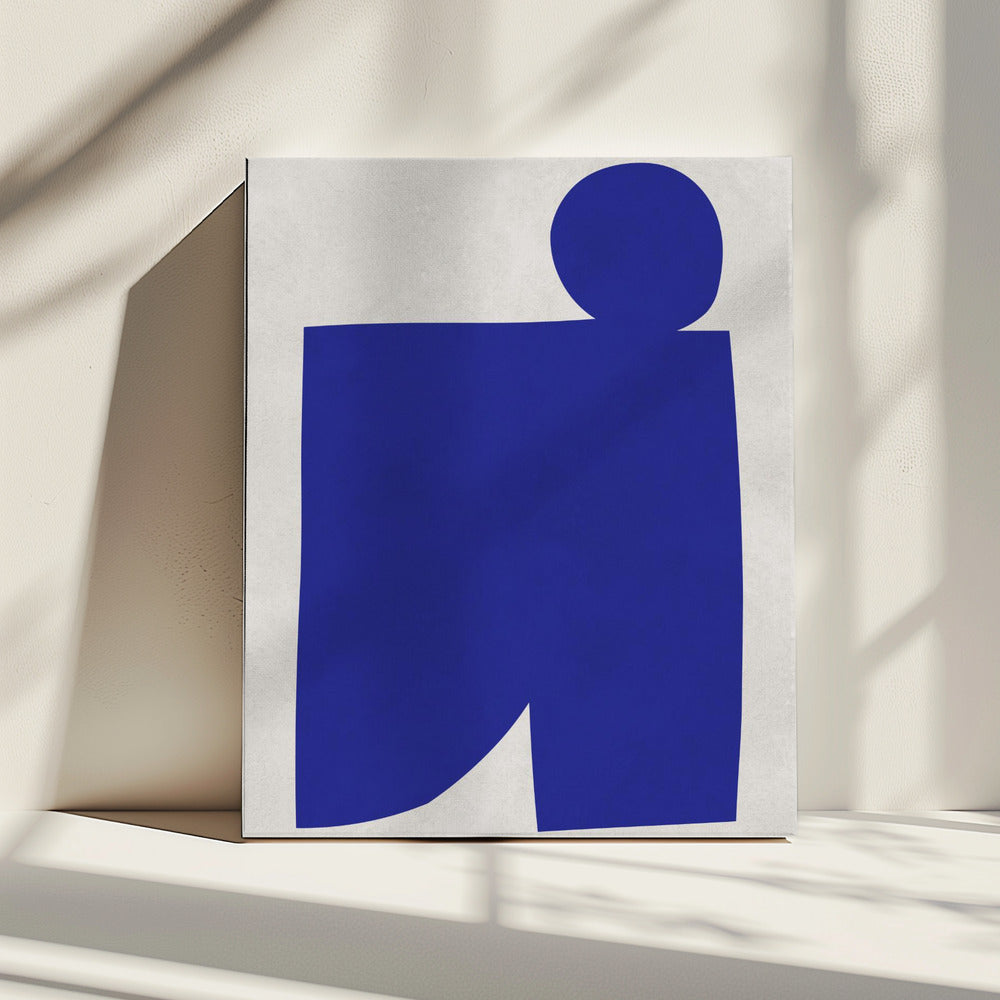 Blue and white art 1 | Canvas