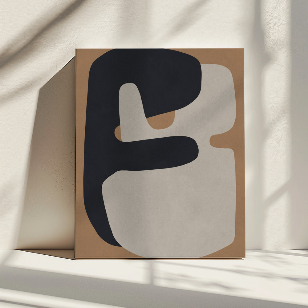 Brown and black art 1 | Canvas