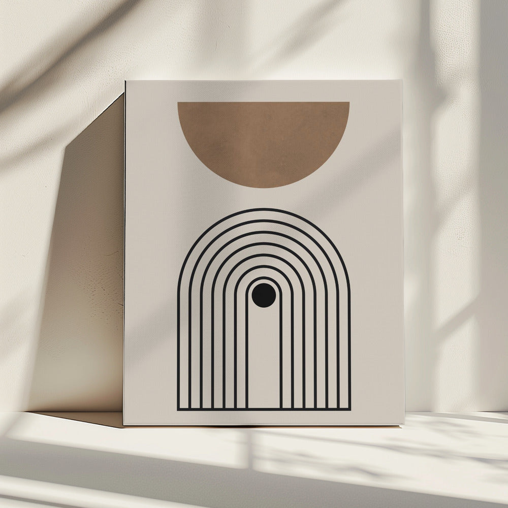 Composition lines and circles 5 | Canvas