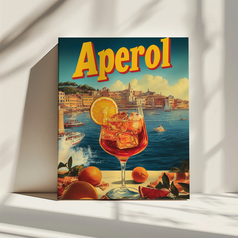 Aperol Vintage Commercial | Canvas