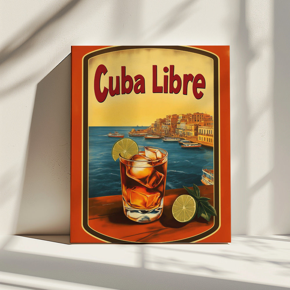Cuba Libre Vintage Commercial | Canvas