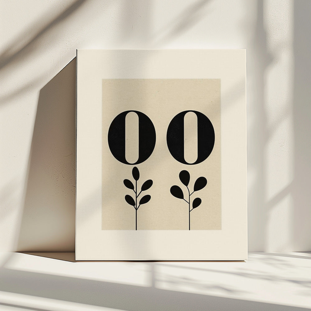 Floral Typography | Canvas