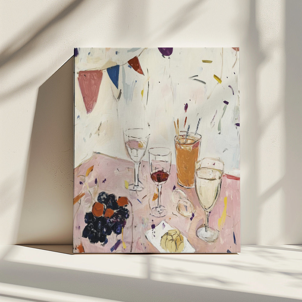 Festive Table Spread | Canvas