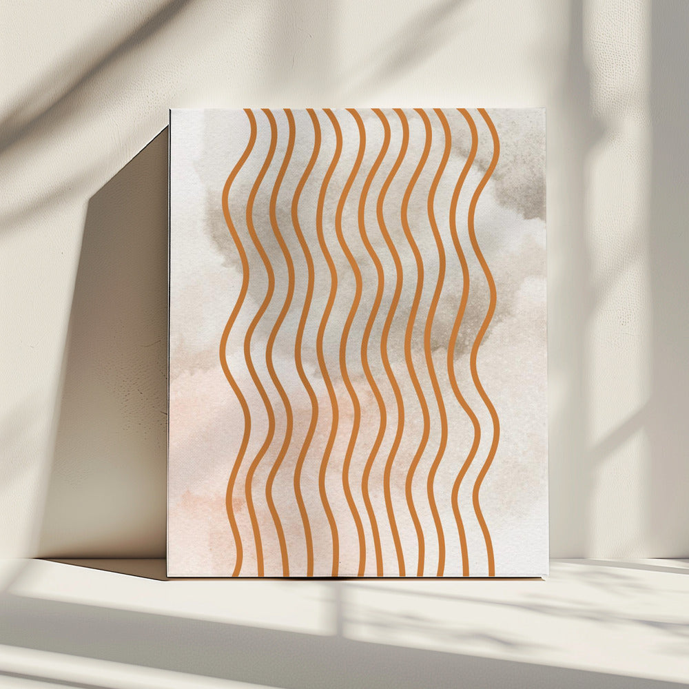 Curved Line Harmony | Canvas