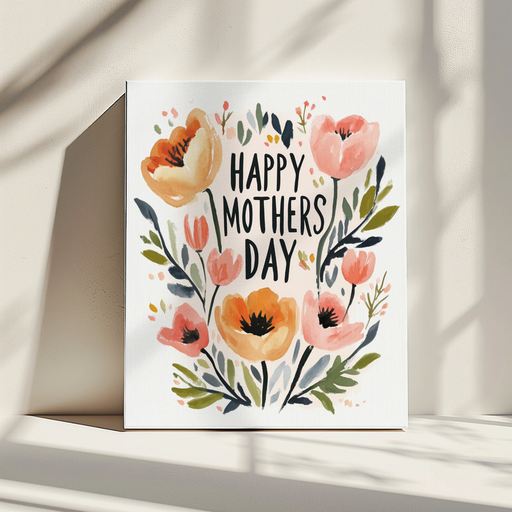 Floral Mother&#039;s Embrace | Canvas