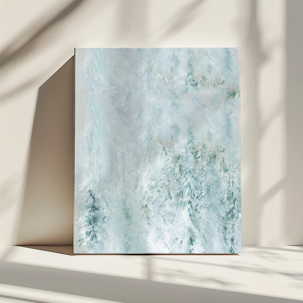 Winter White Forest Scene 1 | Canvas