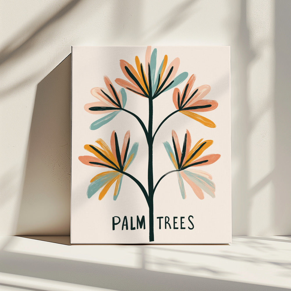 Tropical Brushstrokes | Canvas