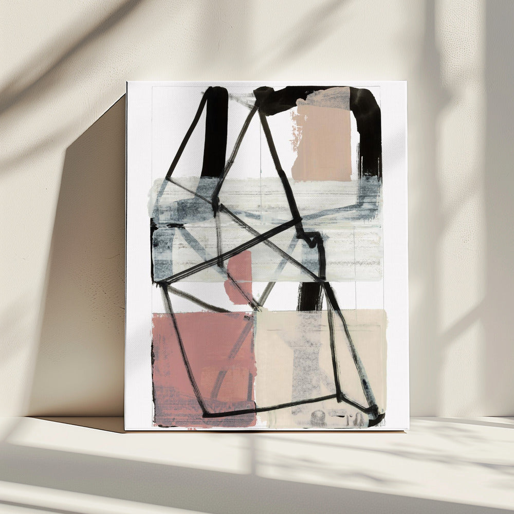 Line Art Patchwork Print No 1 | Canvas