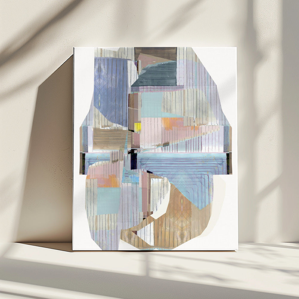 Multi Stripes Collage No 1 | Canvas