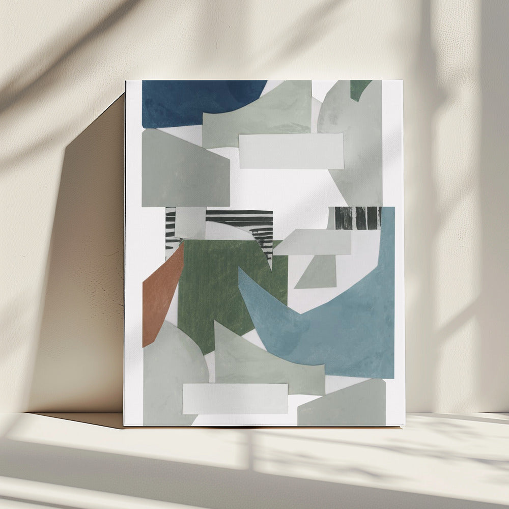 Neutral Geometric Print No 2 | Canvas