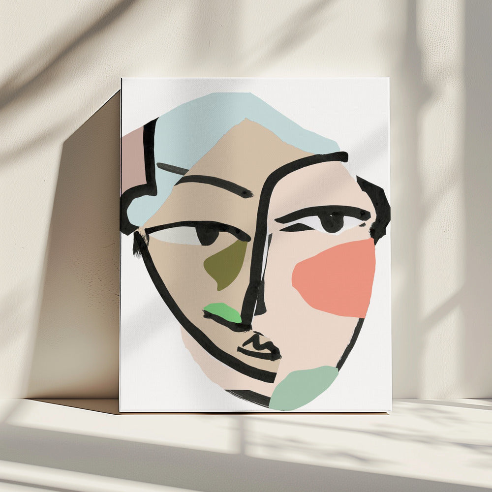 Visage No2 Art Print | Canvas