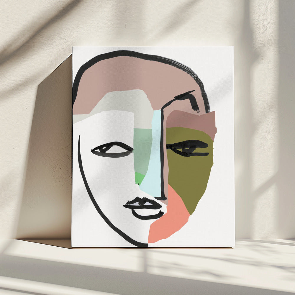 Visage No 1 Art Print | Canvas