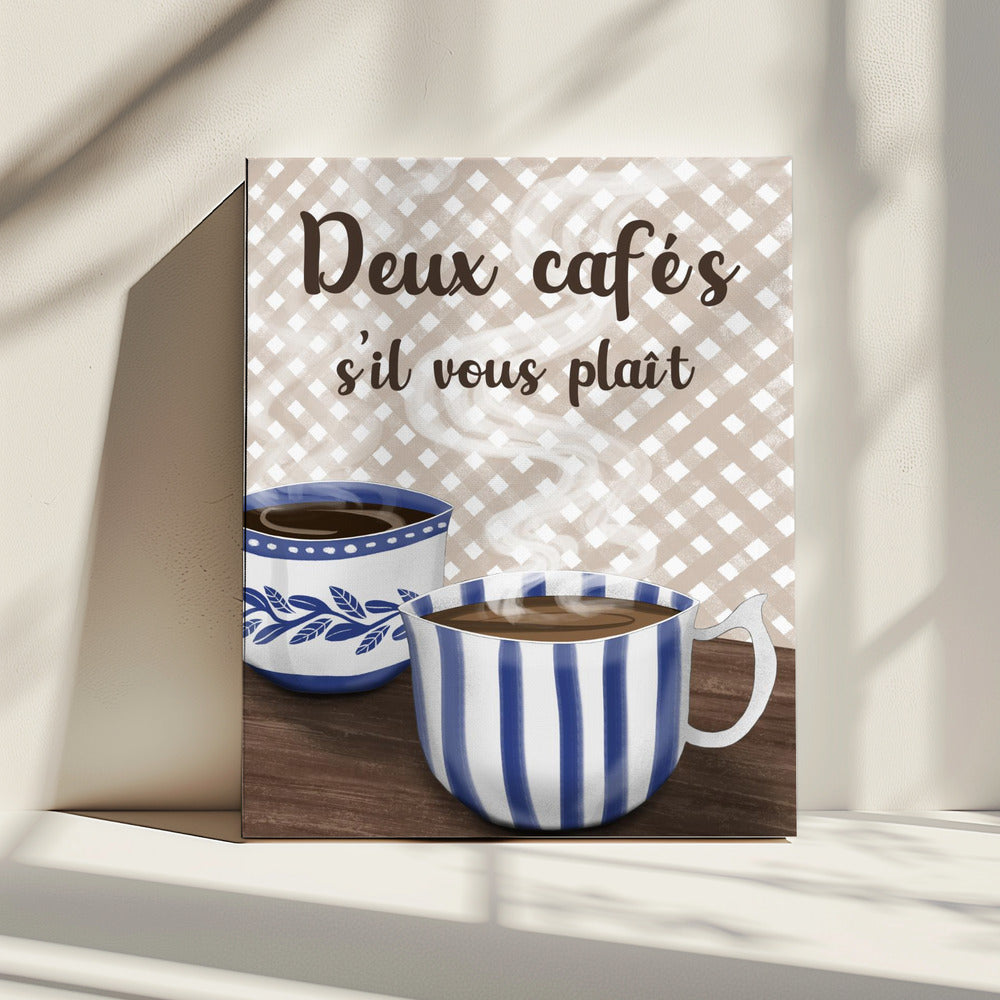 Two coffees please | Canvas