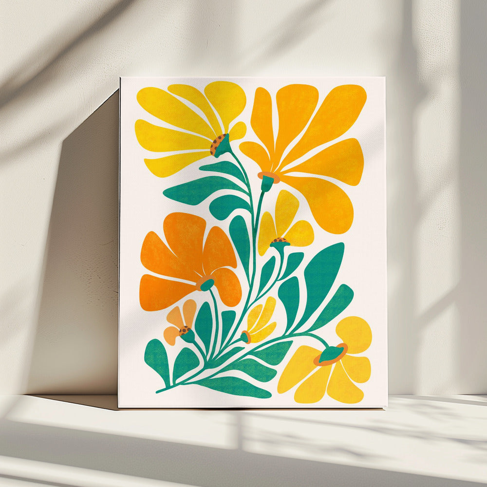 Royal Sunflowers | Canvas