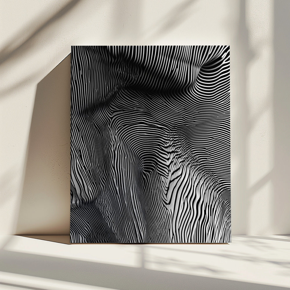 Zebra Flowform | Canvas