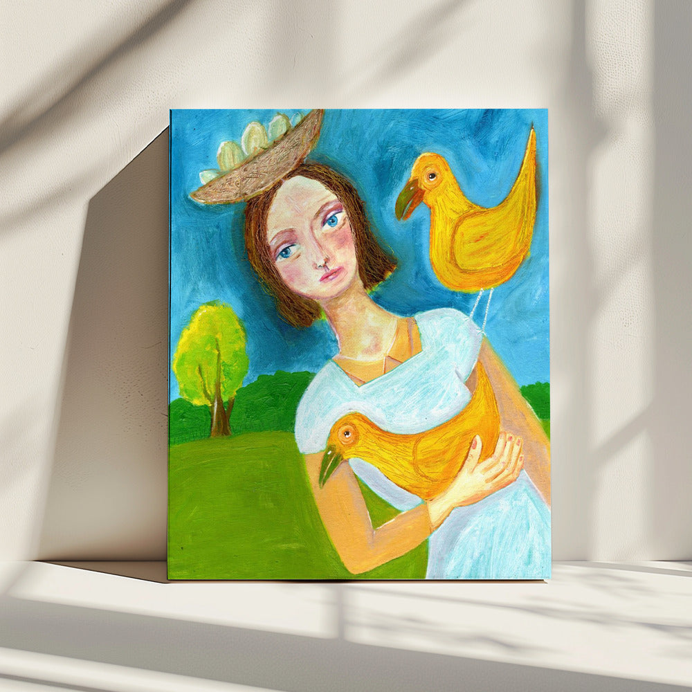 bird lady | Canvas