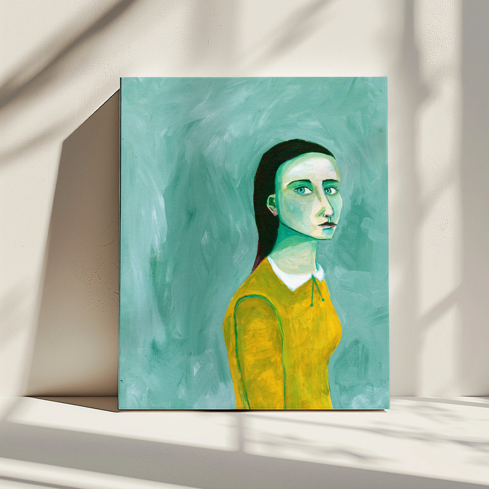 Lady in the Yellow Dress | Canvas