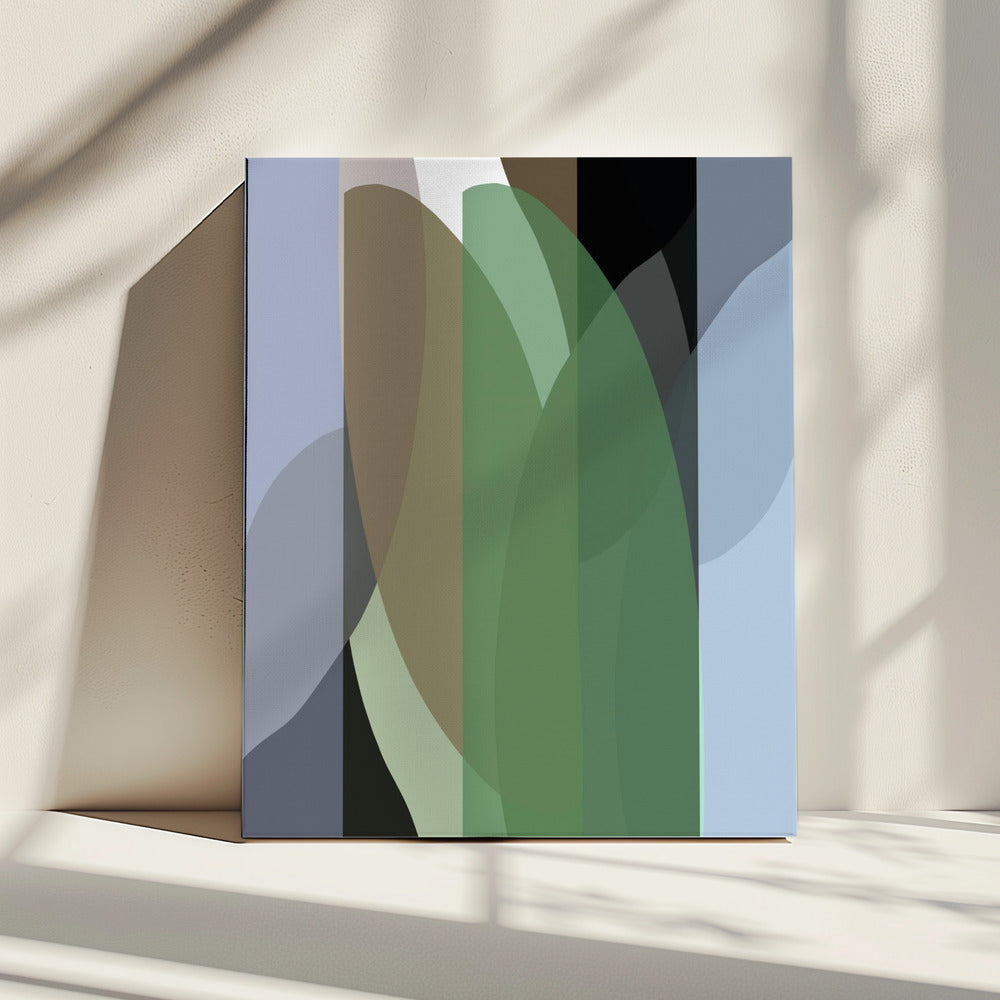 Abstract Shapes Art Print No 3 | Canvas