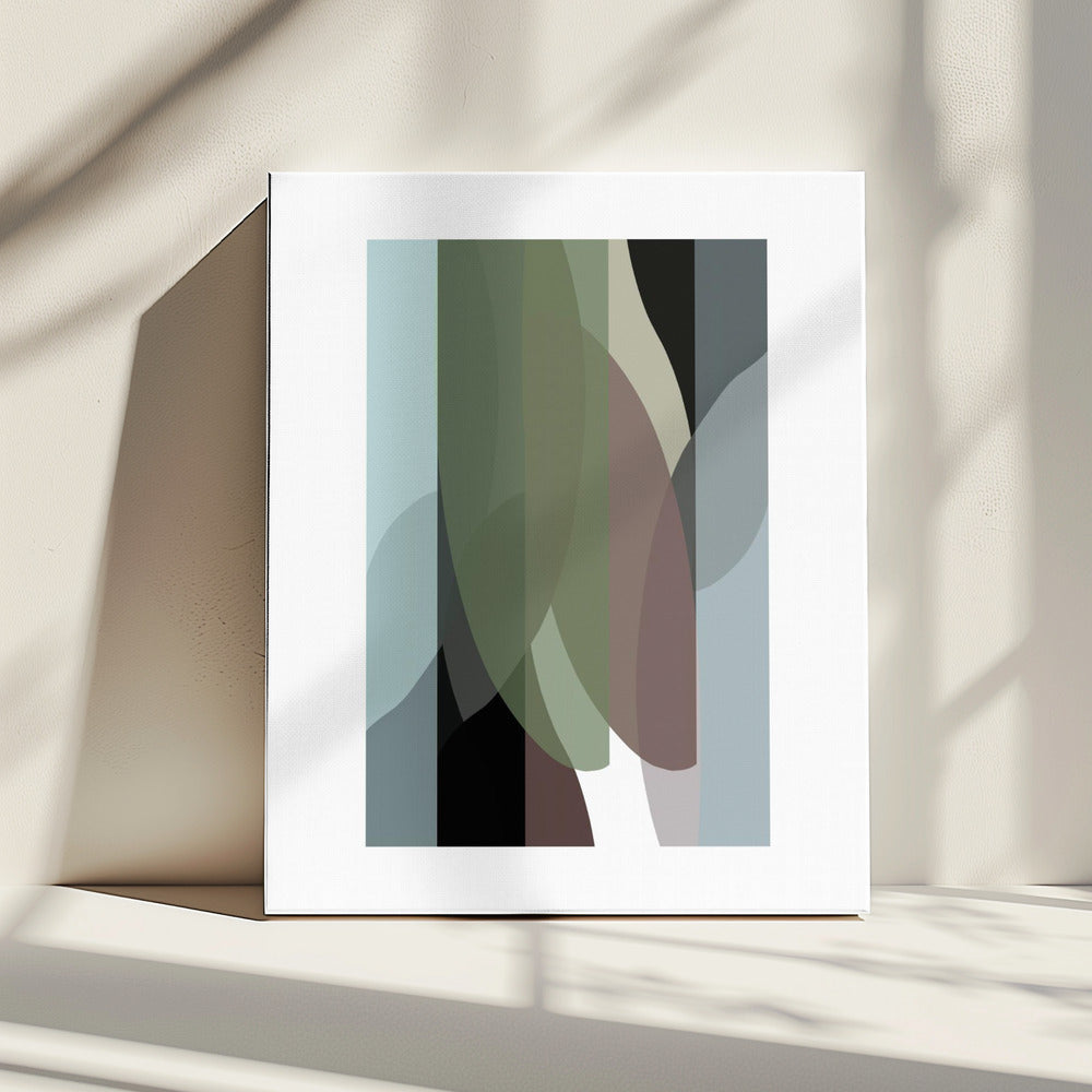 Abstract Shapes Art Print No 4 | Canvas
