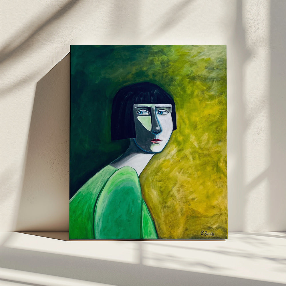 The Woman Looking Back | Canvas