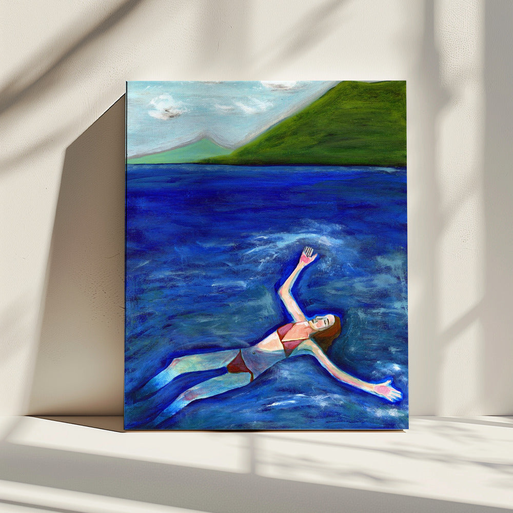 The swimmer | Canvas