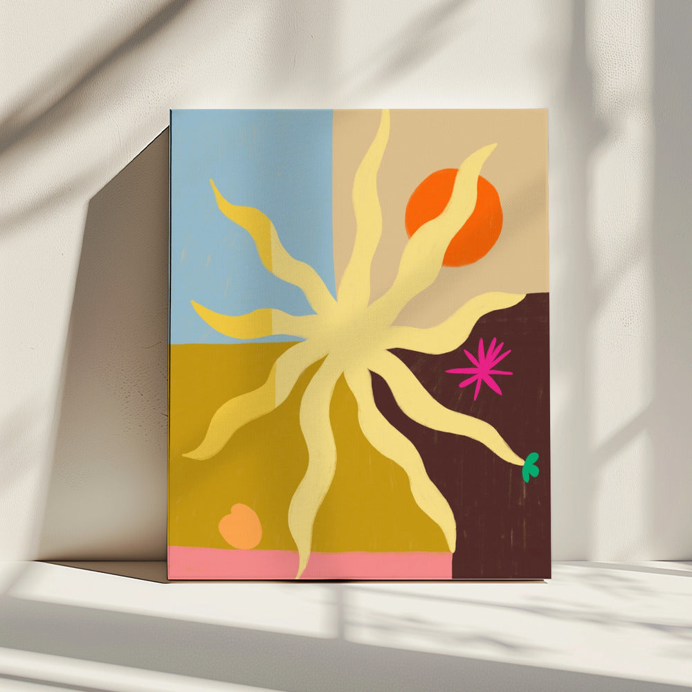 The Sun, the Fruit and the Flower | Canvas