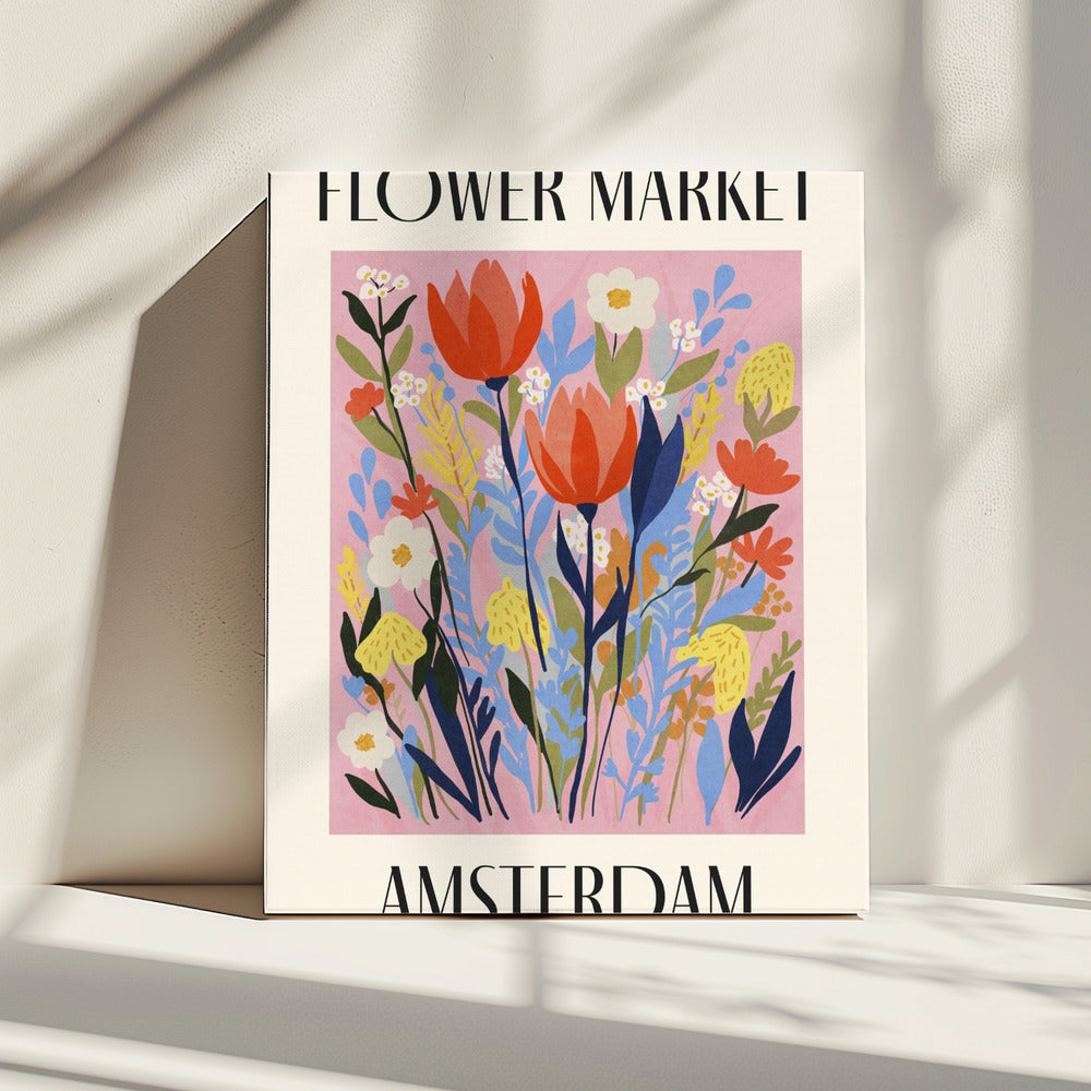 Flower Market Amsterdam Netherlands | Canvas