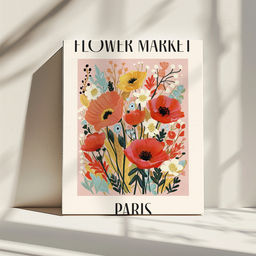 Flower Market Paris France | Canvas