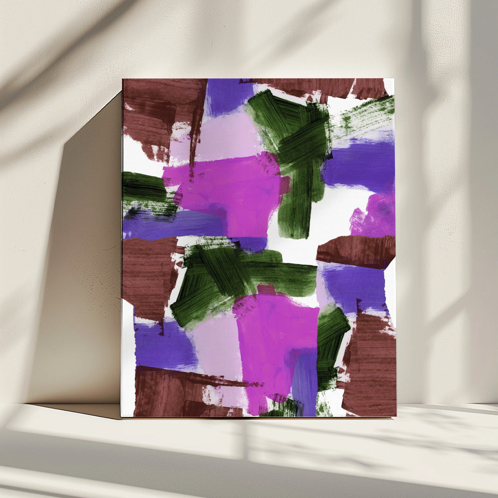 Deep Shades Abstract 2 | Canvas