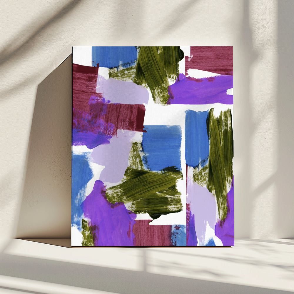 Deep Shades Abstract 1 | Canvas