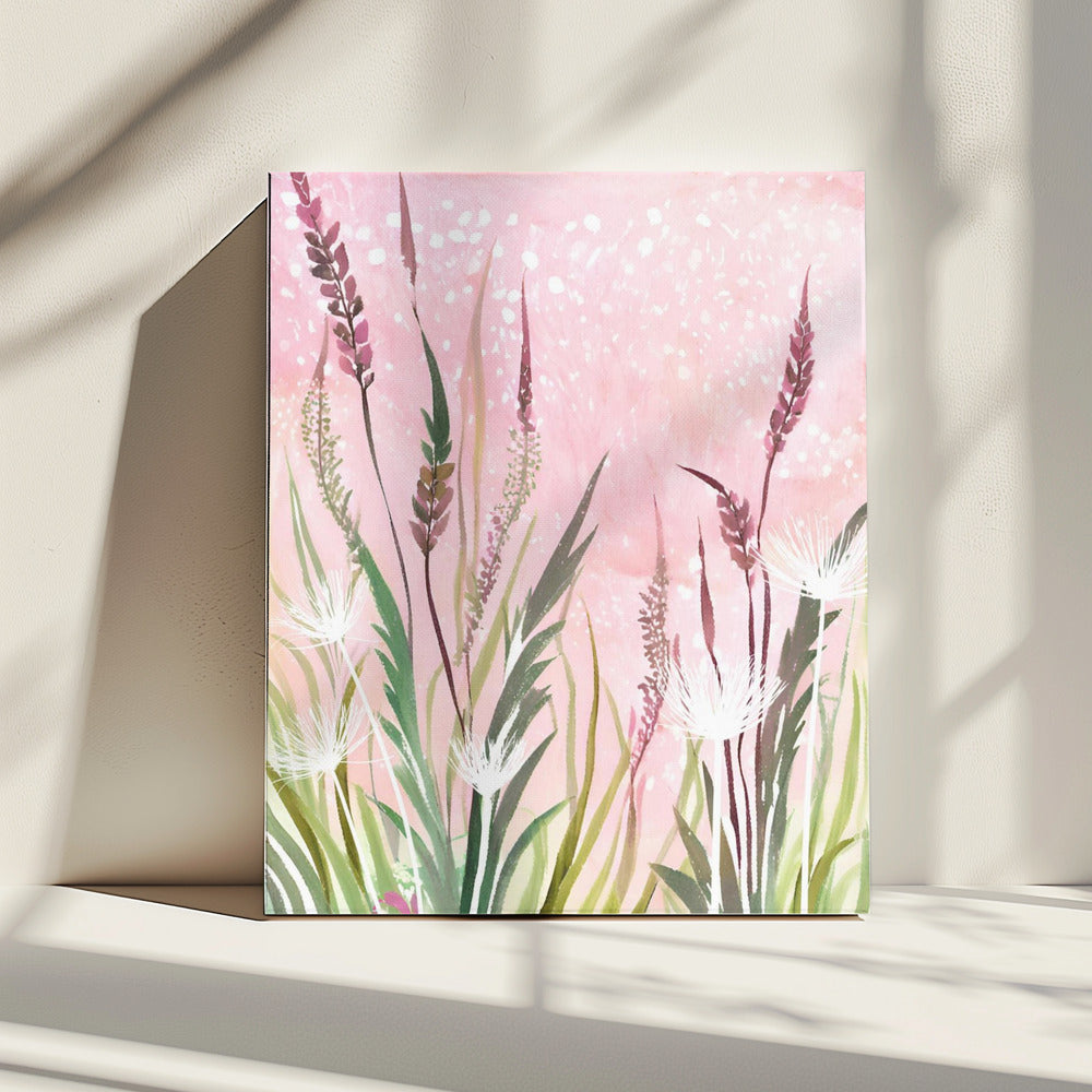 Pink and Green 33 | Canvas