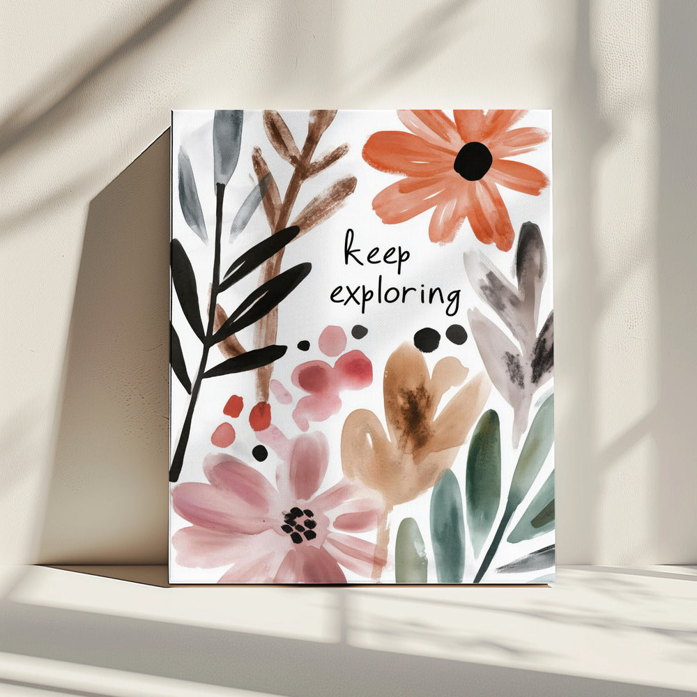 Floral Adventure | Canvas