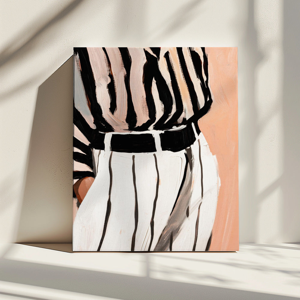Stripe Elegance | Canvas
