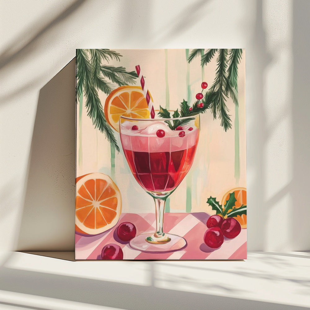 Christmas Red Cocktail | Canvas