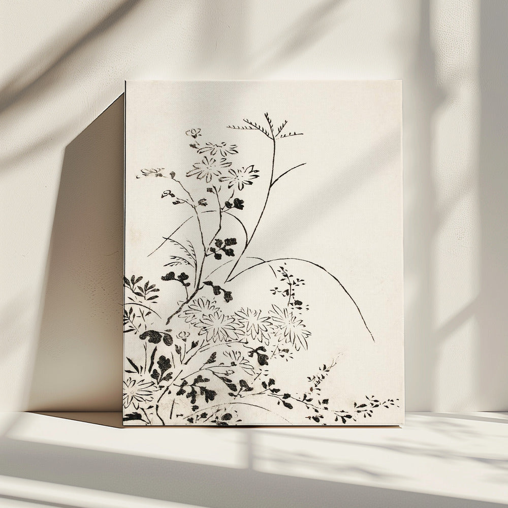 Autumn Flowers and Grasses (1762) | Canvas