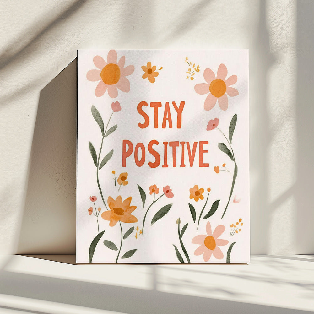 Floral Encouragement | Canvas