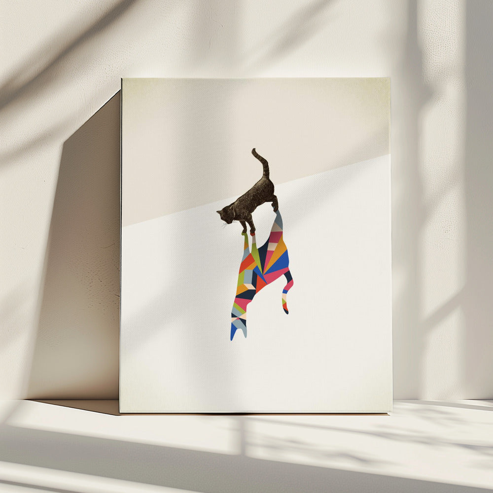 Walking Shadow, Cat | Canvas