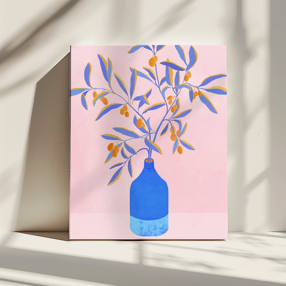 Blue Branches Still Life | Canvas