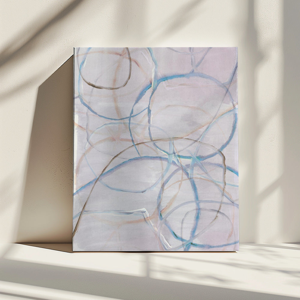 Muted Abstract Lines 3 | Canvas