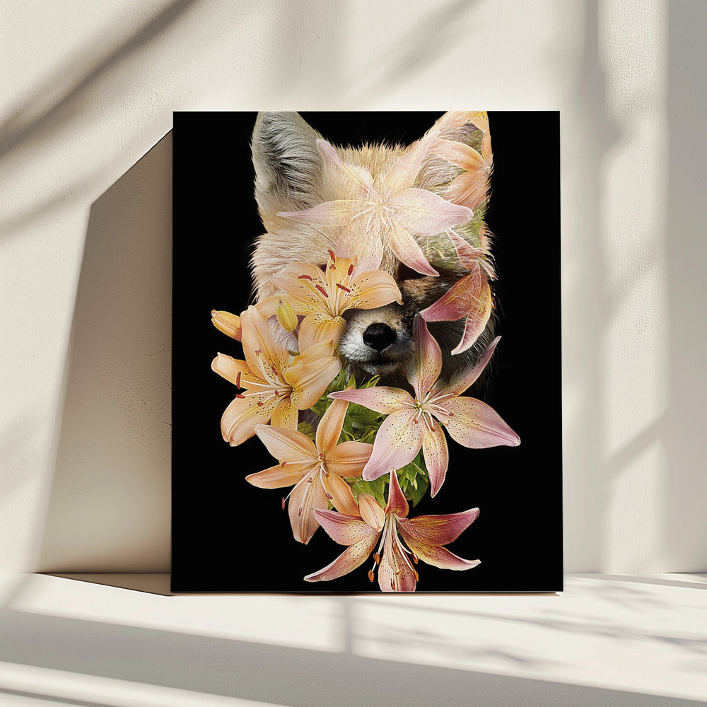 Foxy Flowers | Canvas