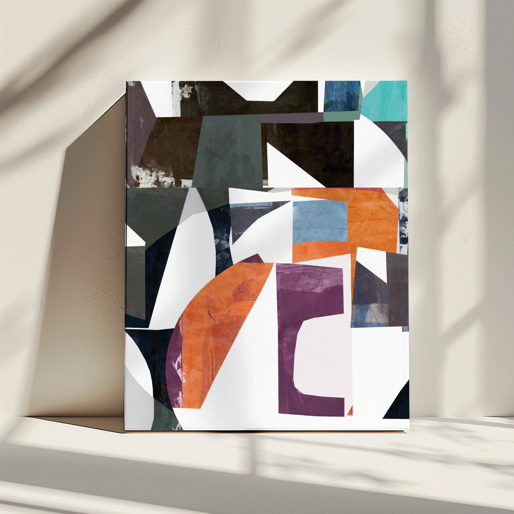 Abstract Cut Outs No 3 | Canvas
