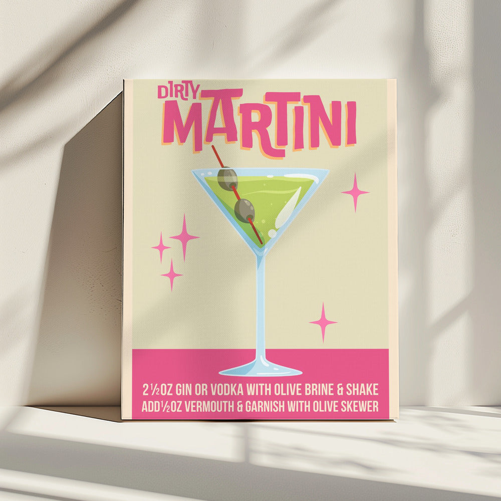 Dirty Martini Cocktail 01.png | Canvas